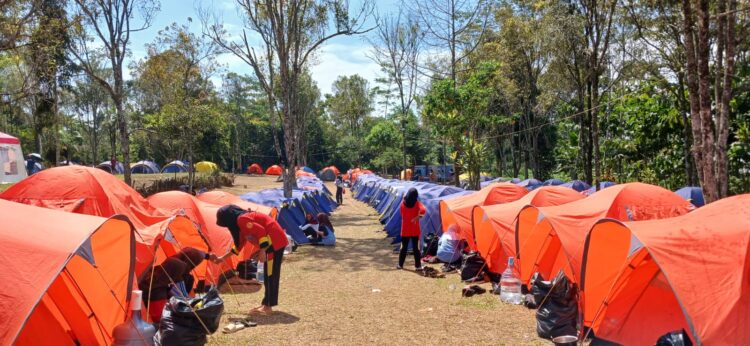 SMA Negeri 1 Ciawi Menggelar Acara Perkemahan Masa Tamu