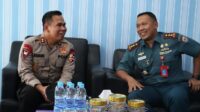 Seminggu Bertugas, Kapolres Mabar Kunjungi Lanal Labuan Bajo Demi Perkuat Sinergitas TNI - Polri