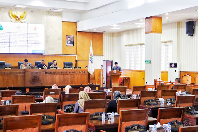 Sidang Paripurna DPRD Kota Cimahi Bahas Kebijakan Umum APBD dan Prioritas Serta Plafon Anggaran Sementara Murni dan Pencabutan Perda Tentang Pembentukan Produk Hukum Daerah