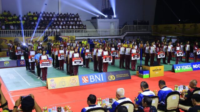Kapolri Cup Badminton Championship 2024 Dibuka, Seribu Lebih Peserta Ikut Bertanding