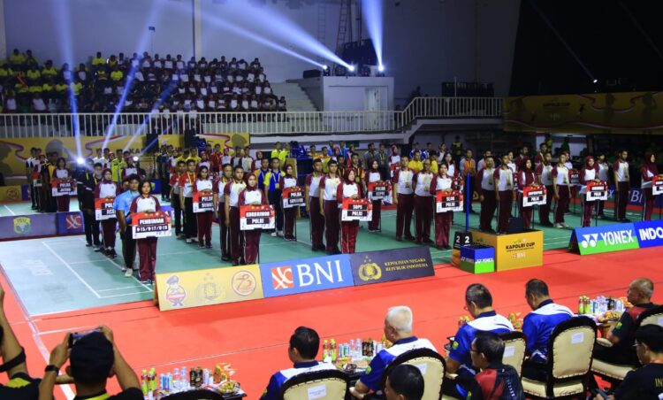 Kapolri Cup Badminton Championship 2024 Dibuka, Seribu Lebih Peserta Ikut Bertanding