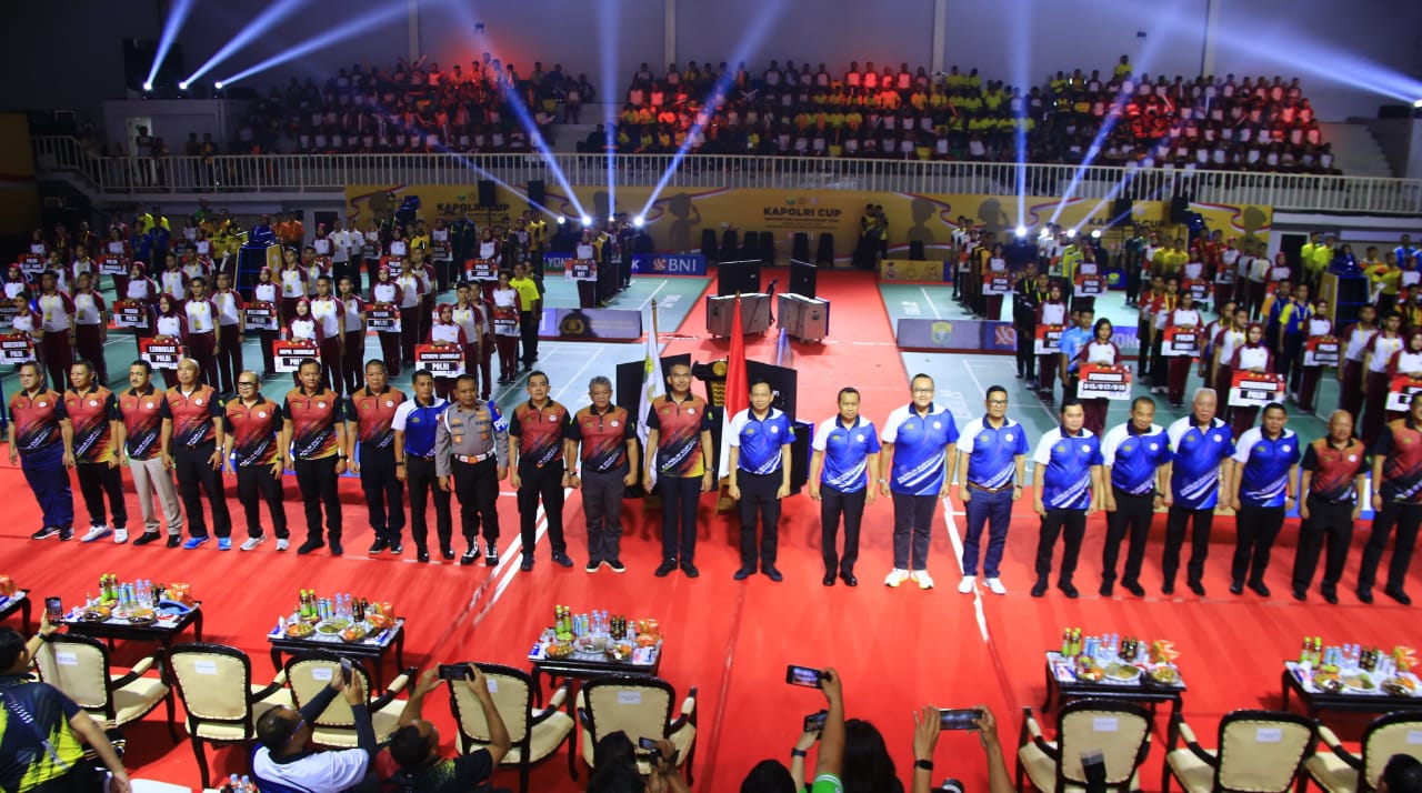 Kapolri Cup Badminton Championship 2024 Dibuka, Seribu Lebih Peserta Ikut Bertanding