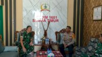 Jaga Sinergitas Dan Solidaritas, Kapolres Sumba Timur Silaturahmi Ke Kodim 1601 Sumba Timur