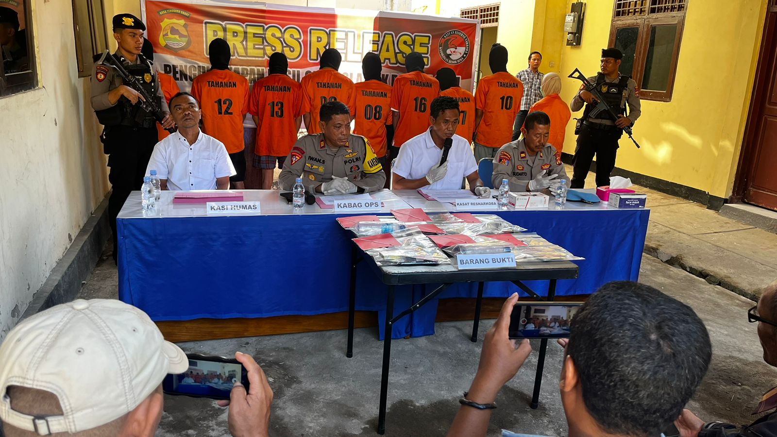 Sat Resnarkoba Polres Bima Berhasil Ungkap 7 Kasus Selama Operasi Antik Rinjani 2024