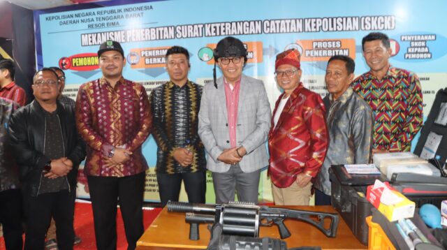 Meriahkan HUT Bima Ke- 384 Polres Bima Buka Stand Pameran Pembangunan