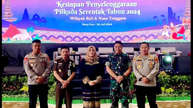 Bupati Bima dan Forkopimda Hadiri RAKOR Pilkada dengan Menkopolhukam