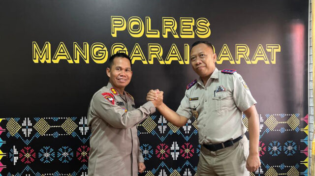 Kapolres Mabar Terima Kunjungan Kepala Kantor ATR/BPN Manggarai Barat