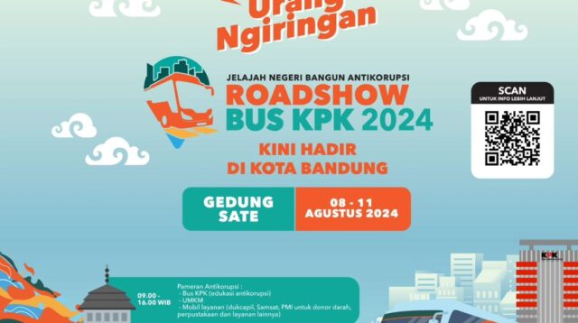 Roadshow Bus KPK Hadir di Gedung Sate 8-11 Agustus 2024