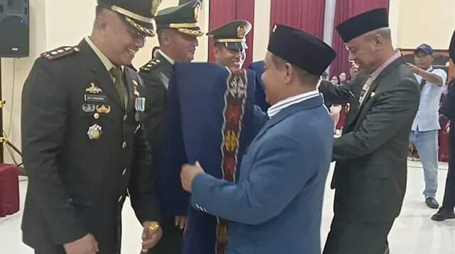 Dandim 1629/SBD Hadiri Resepsi Kenegaraan HUT Kemerdekaan RI Ke-79