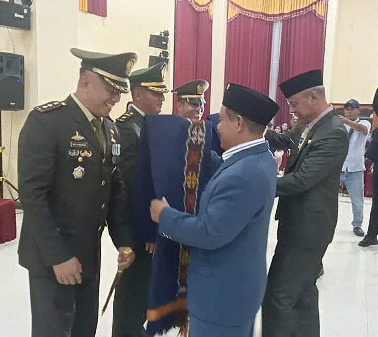 Dandim 1629/SBD Hadiri Resepsi Kenegaraan HUT Kemerdekaan RI Ke-79