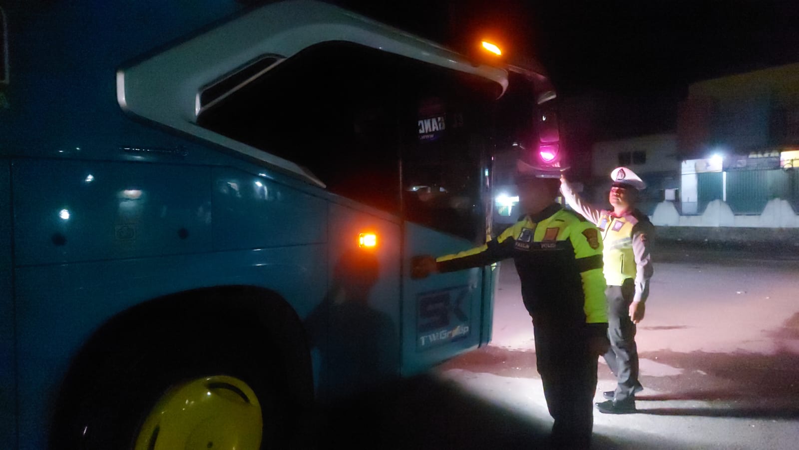 Sat Lantas Polres Bima Larang Bus Malam Klakson Telolet, Sanksi Denda Rp500000