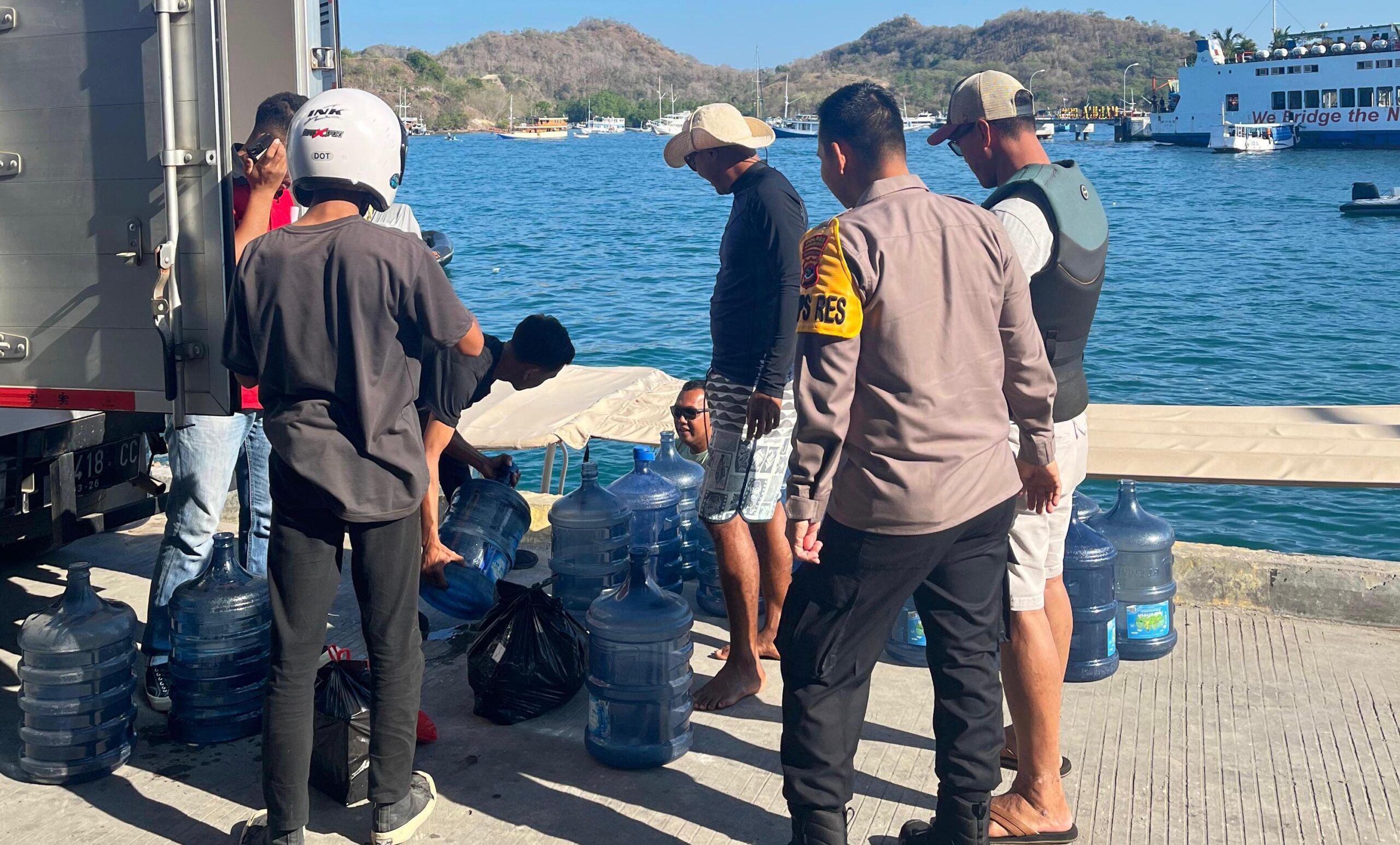 Pastikan Wisata Aman, Kapolres Mabar Cek Pengamanan di Pelabuhan Marina Labuan Bajo