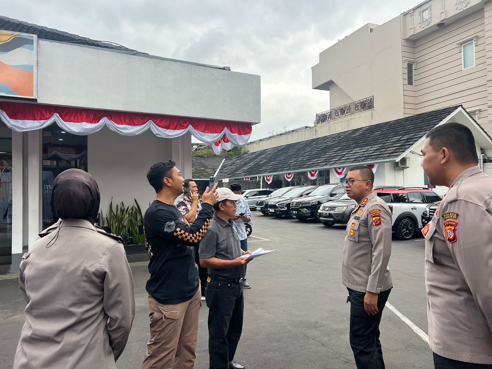 Kapolres Tasik Kota Pastikan Kesiapan Lokasi Start Lodaya Siliwangi Ride 2024