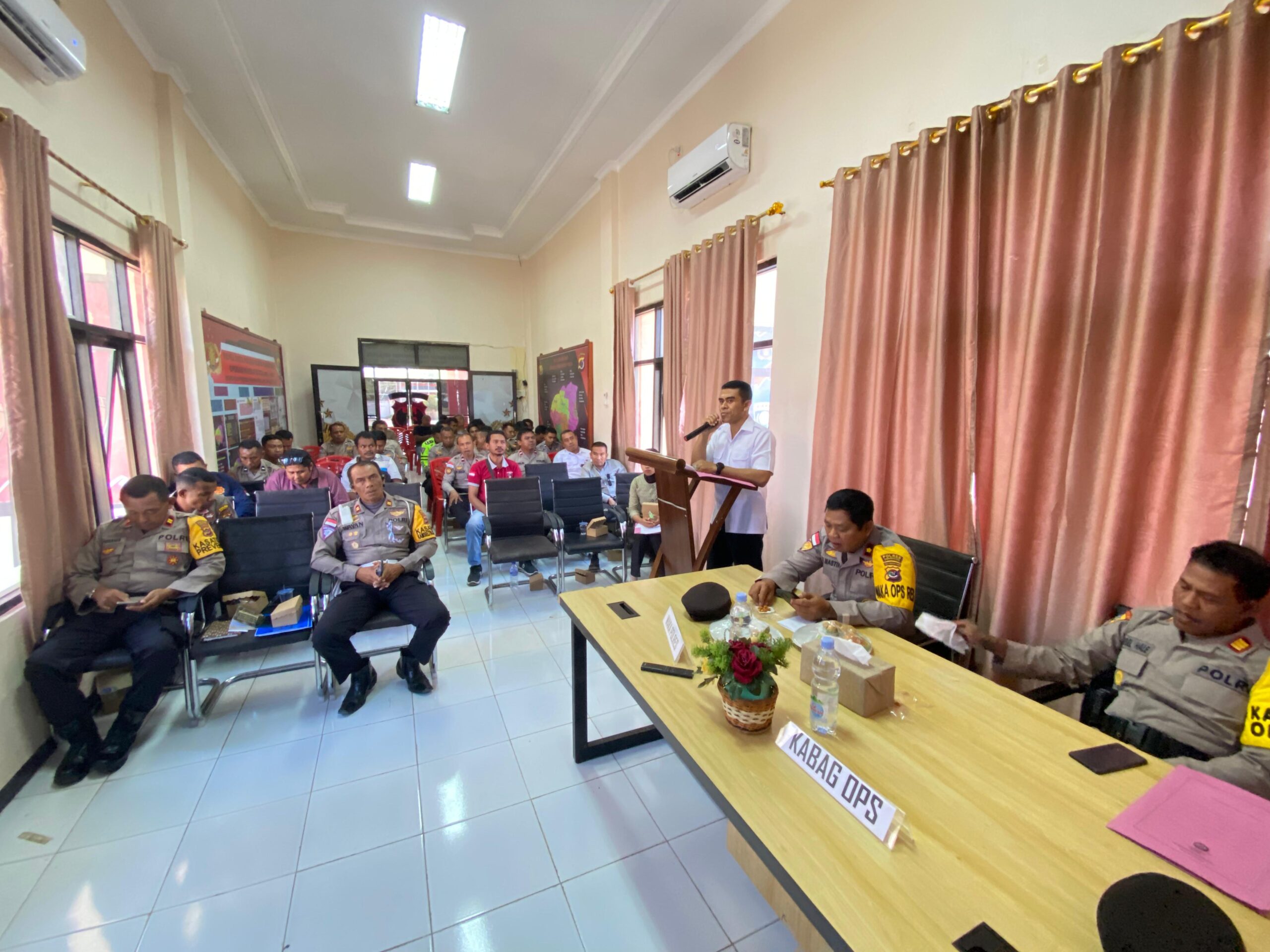 Pilkada 2024, Polres SBD Gelar Latpra Ops Mantap Praja
