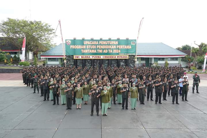 Pangdam IX/Udayana Tutup Dikma Tamtama TNI AD TA. 2024