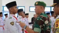 Dandim Hadiri Pengukuhan Paskibraka HUT Kemerdekaan Republik Indonesia Ke-79 Tahun 2024 di Kabupaten Sumba Timur