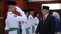 Pj. Wali Kota Cimahi Kukuhkan Paskibraka Kota Cimahi Tahun 2024