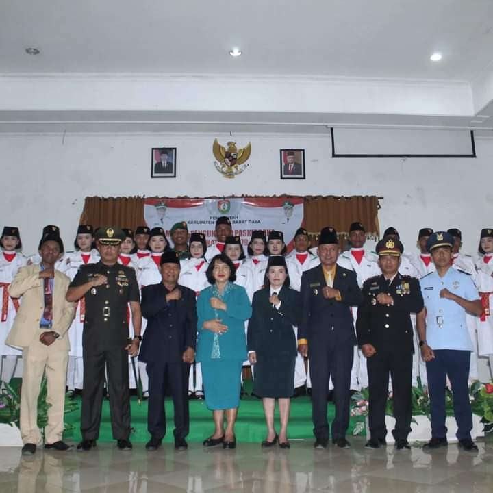 Pengukuhan Paskibra, Ini Pesan Dandim 1629/Sumba Barat Daya
