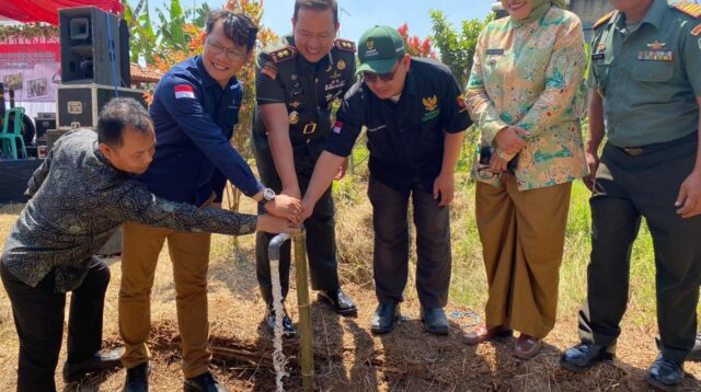 Kolaborasi PT Geo Dipa Energi (Persero) bersama Kodim 0624 Kabupaten Bandung dalam Pembangunan Fasilitas Air Bersih