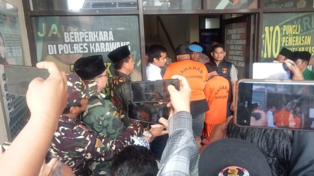 Polisi Berhasil Amankan Dua Tersangka Pelaku Pengeroyokan Banser Karawang