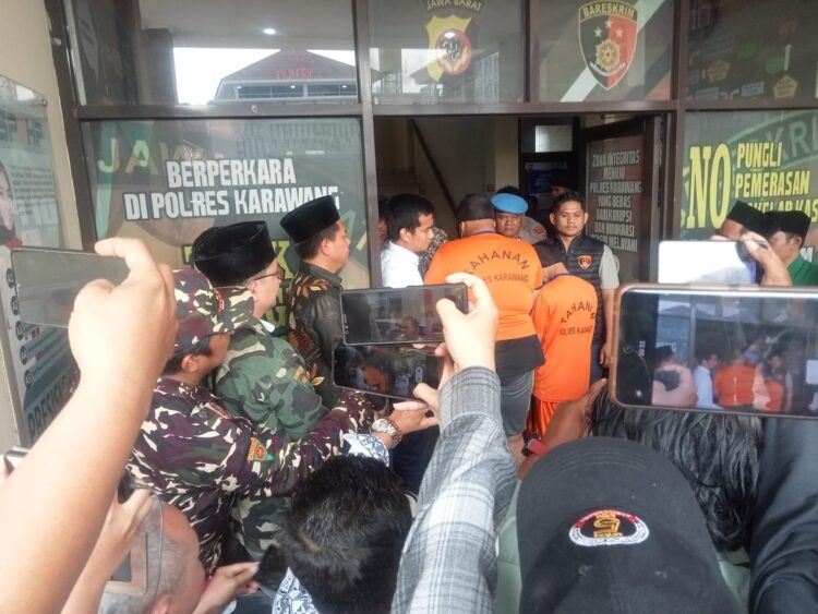 Polisi Berhasil Amankan Dua Tersangka Pelaku Pengeroyokan Banser Karawang