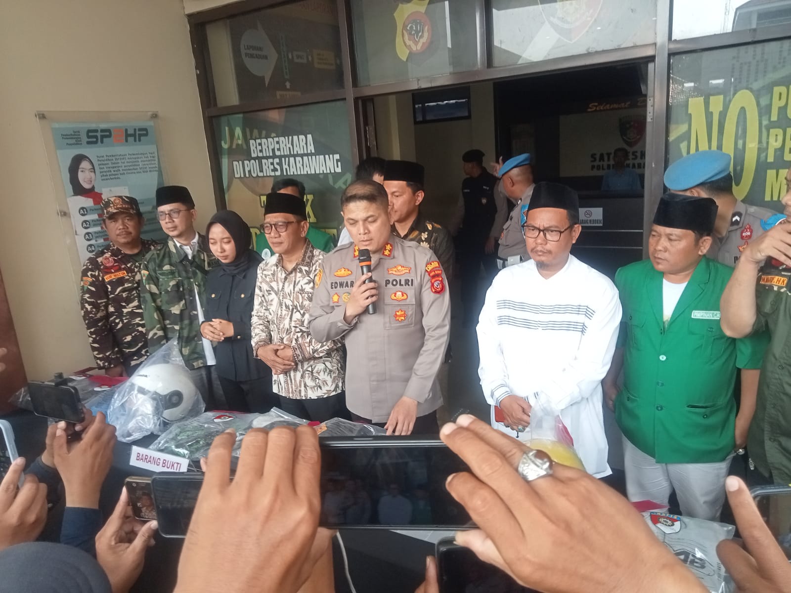 Polisi Berhasil Amankan Dua Tersangka Pelaku Pengeroyokan Banser Karawang