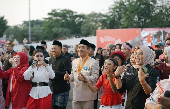 Bupati Aep Hadiri Penyerahan Remisi Pengurangan Masa Pidana Warga Binaan Lapas Karawang