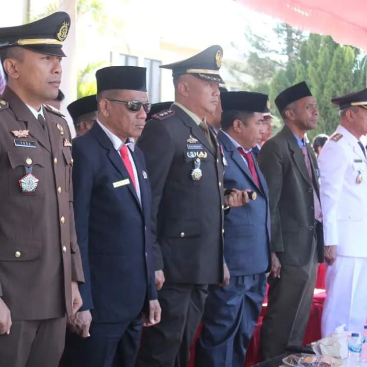 Dandim SBD Apresiasi Kesuksesan Paskibra Kabupaten SBD dalam Upacara 17 Agustus 2024