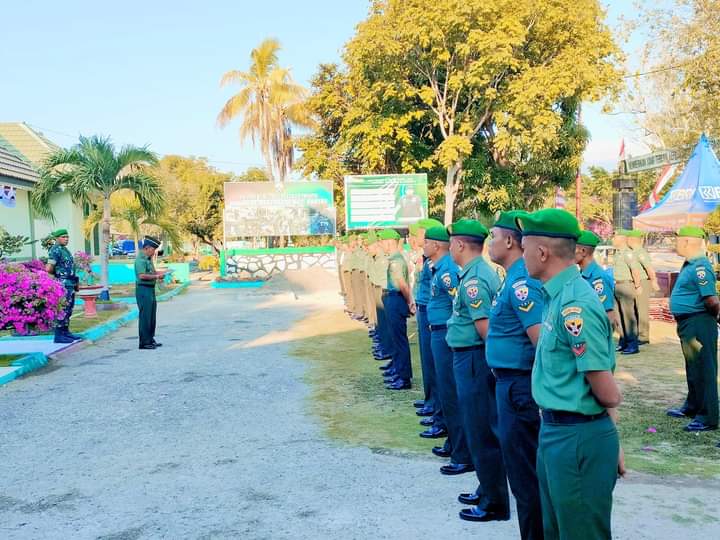 Pimpin Apel Luar Biasa, Kasdim 1601/ST Bacakan Amanat Panglima TNI Dalam Rangka HUT RI Ke-79