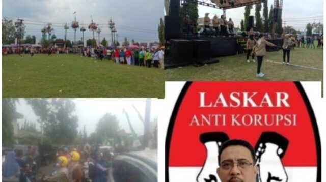 Dalam Rangka Memeriahkan HUT RI ke – 79 Tahun Pemkot Lubuklinggau Gelar Acara Panjat Pinang