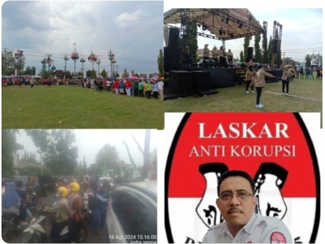 Dalam Rangka Memeriahkan HUT RI ke – 79 Tahun Pemkot Lubuklinggau Gelar Acara Panjat Pinang