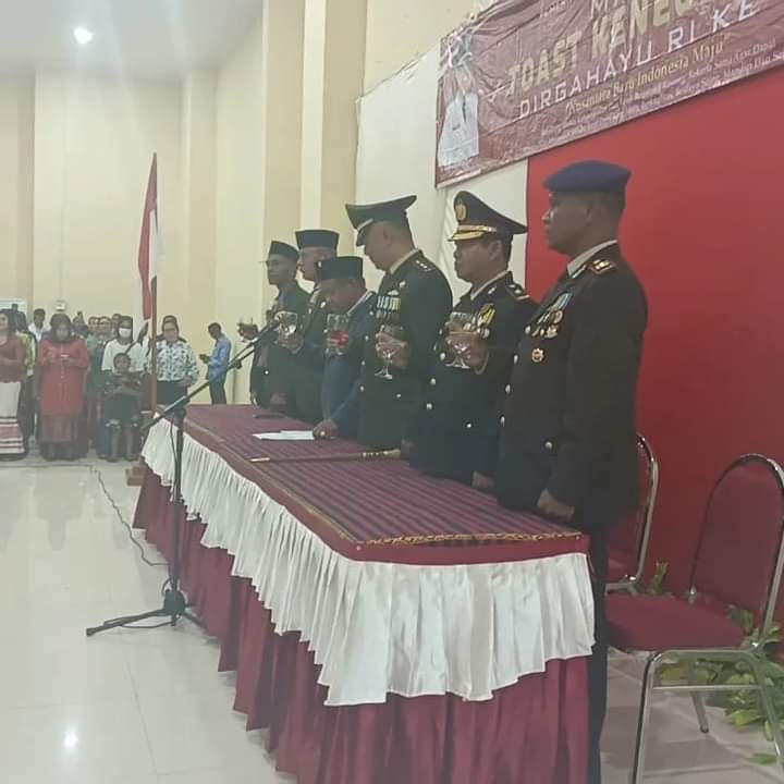 Dandim 1629/SBD Hadiri Resepsi Kenegaraan HUT Kemerdekaan RI Ke-79