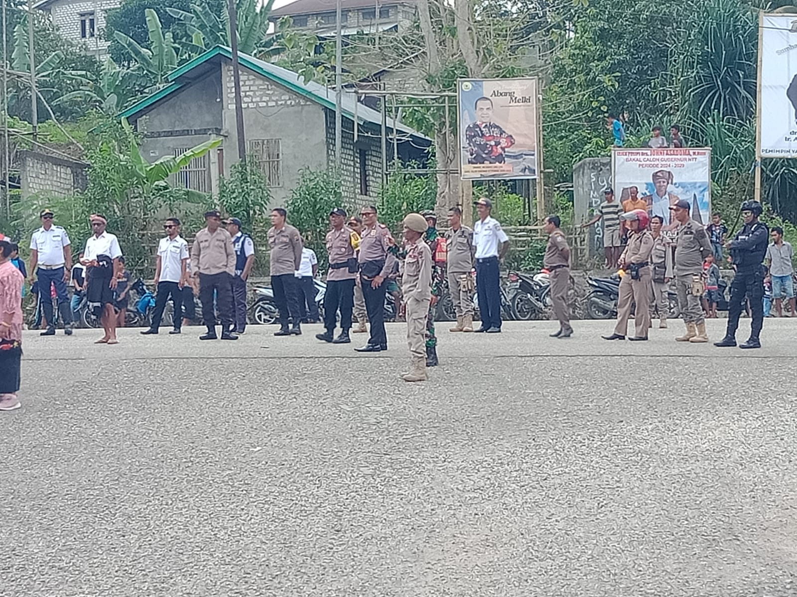 TNI-POLRI Giat Pengamanan Jalannya Pawai Karnaval HUT RI Ke-79