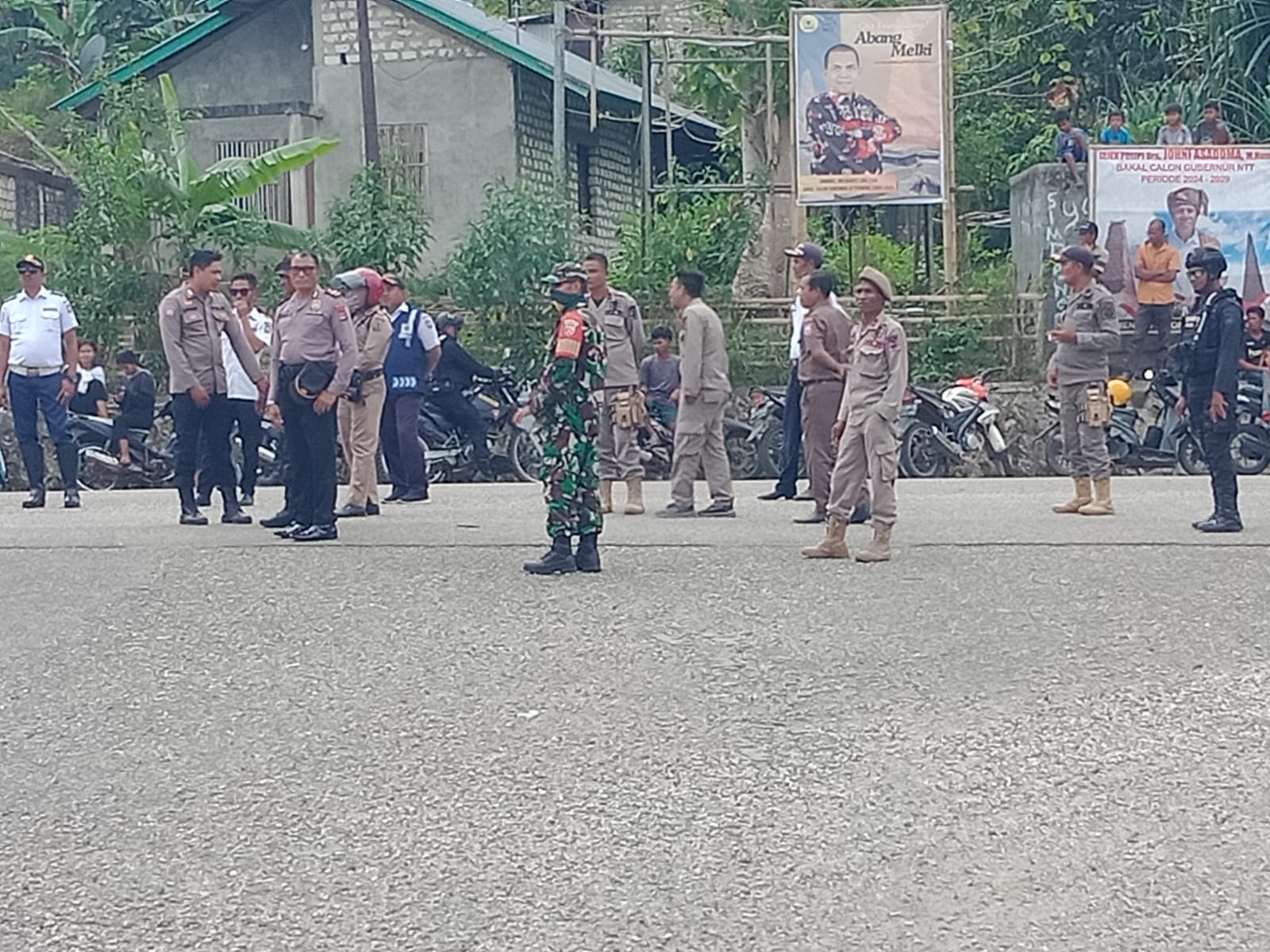 TNI-POLRI Giat Pengamanan Jalannya Pawai Karnaval HUT RI Ke-79