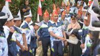 Dipimpin Komandan Kontingen, Atlet Jabar Ziarah ke Makam Cut Nyak Dien