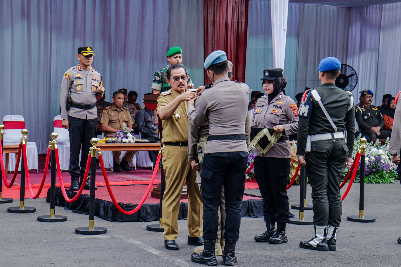 Siap Amankan Pilkada, Polres Ciamis Laksanakan Apel Gelar Pasukan Operasi Mantap Praja Tahun 2024