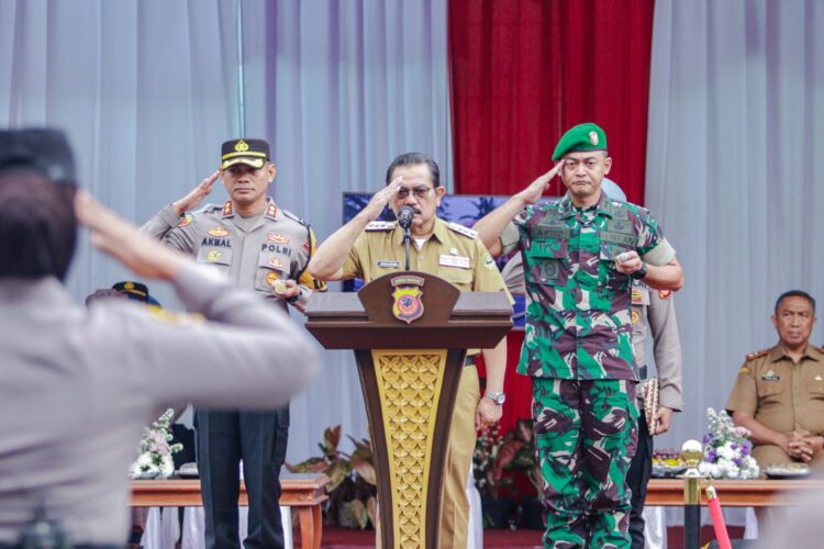 Siap Amankan Pilkada, Polres Ciamis Laksanakan Apel Gelar Pasukan Operasi Mantap Praja Tahun 2024