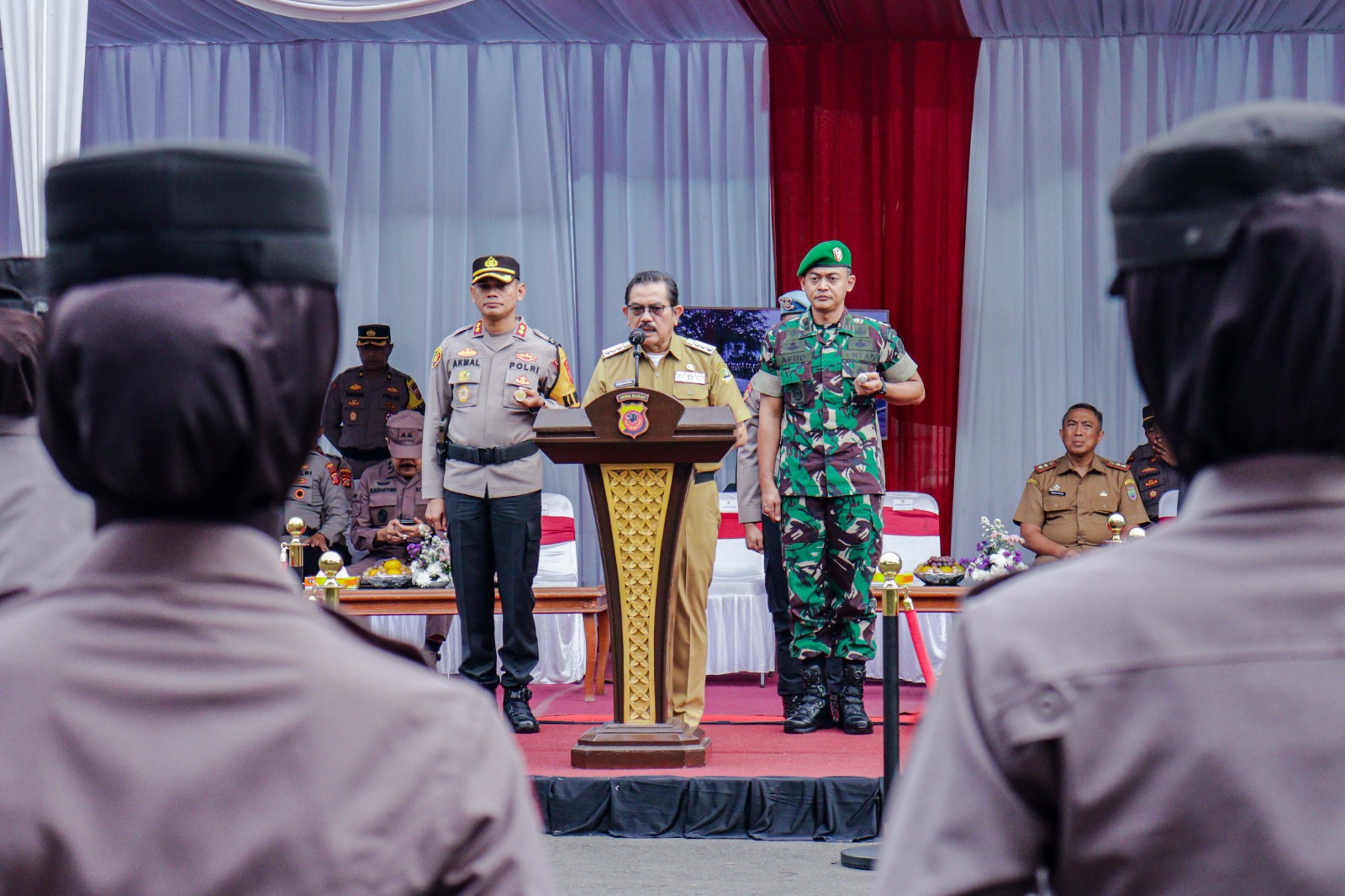 Siap Amankan Pilkada, Polres Ciamis Laksanakan Apel Gelar Pasukan Operasi Mantap Praja Tahun 2024