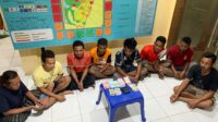 Team Opsnal Polsek Rasanae Barat Ringkus 8 Pelaku Judi dan Amankan Sejumlah Barang Bukti
