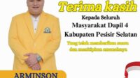 Arminson Anggota DPRD Pessel : Titik Kebahagian Tertinggi Ialah Berbagi Dengan Sesama