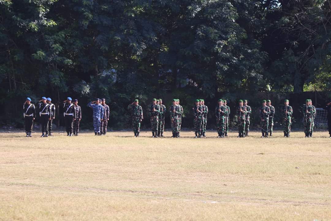 Kasdim 1601/ST Hadiri Apel Gelar Pasukan Operasi Mantap Praja Turrangga 2024