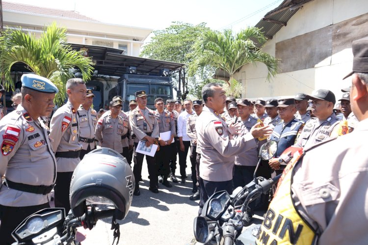 Kumpulkan Seluruh Bhabinkamtibmas, Kapolres Belu Beri Arahan dan Pastikan Kendaraan Dinas Siap Digunakan dalam Pengamanan Pilkada 2024