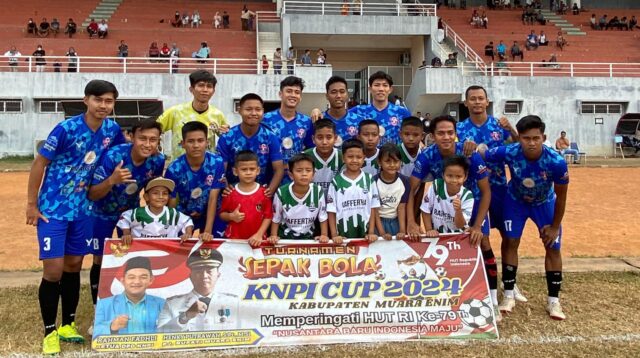 Rafertha FC Juara Pertama Pada Turnamen DPD KNPI CUP 2024 Kabupaten Muara Enim