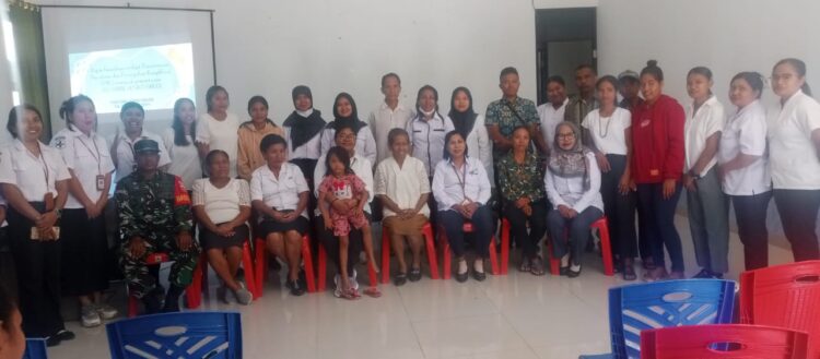 Babinsa Waingapu Hadiri Rapat Koordinasi Terkait Perencanaan Persalinan Dan Pencegahan Komplikasi (P4K)