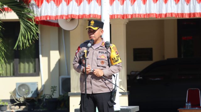 Polisi Terjunkan Puluhan Personil Amankan Pendaftaran Pilkada Manggarai Barat