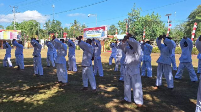 69 Personel Polres Bima Ikut UKP Beladiri Polri Periode 1 Januari 2025