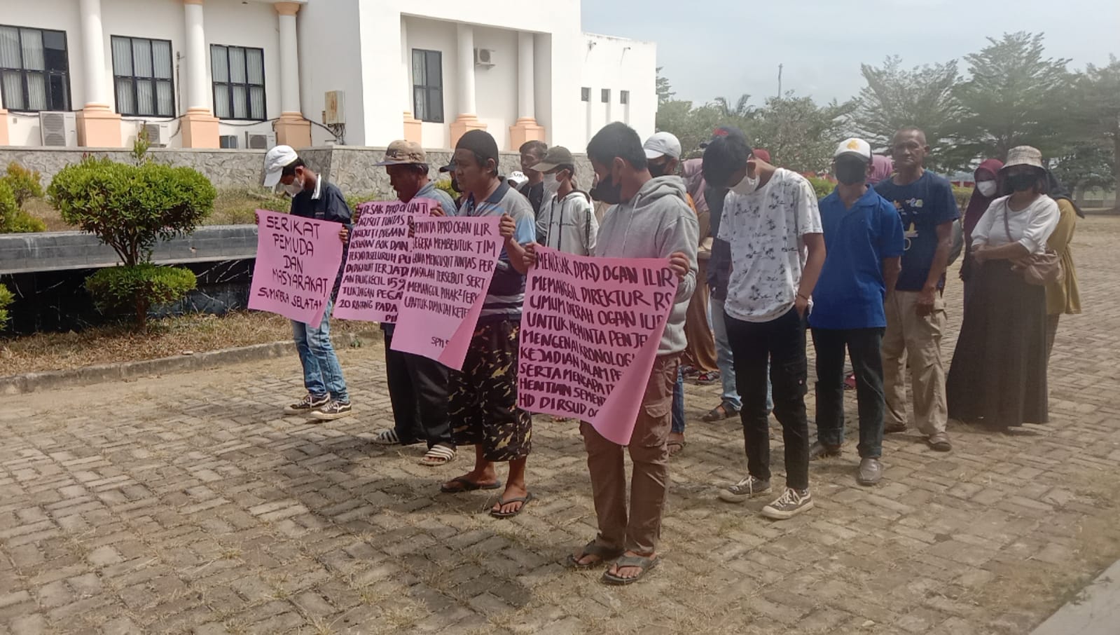 SPM Gelar Aksi Demonstrasi, Desak Transparansi Kasus Rumah Sakit dan Dugaan  Pungli di Ogan Ilir