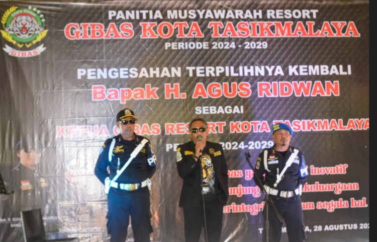 Musres Ke IV GIBAS Resort Kota Tasikmalaya, H. Agus Ridwan Secara Aklamasi Terpilih Kembali Jadi Ketua Periode 2024-2029