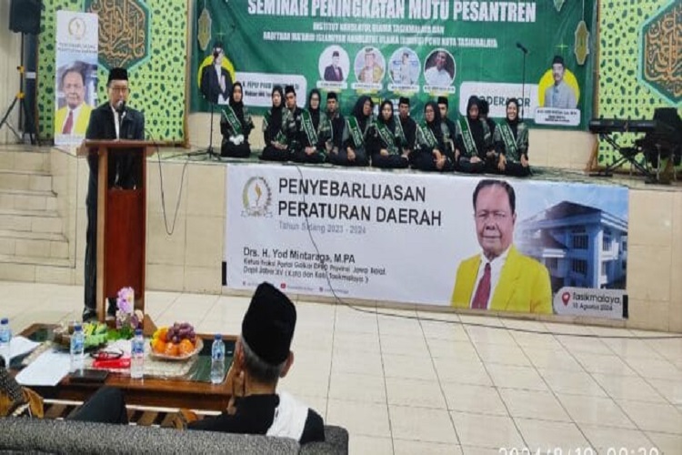 INU Tasikmalaya dan RMINU, PCNU Kota Tasikmalaya Gelar Sosialisasi Perda Pesantren Bersama Yod Mintagara Anggota DPRD Provinsi Jawa Barat