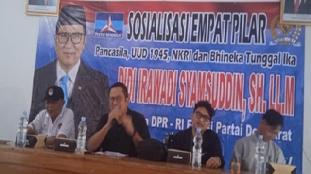 Anggota DPR-RI Didi Irawadi Syamsuddin, SH, LL.M, Dari Fraksi Partai Demokrat Memberikan Edukasi Dan Pemahaman Empat Pilar